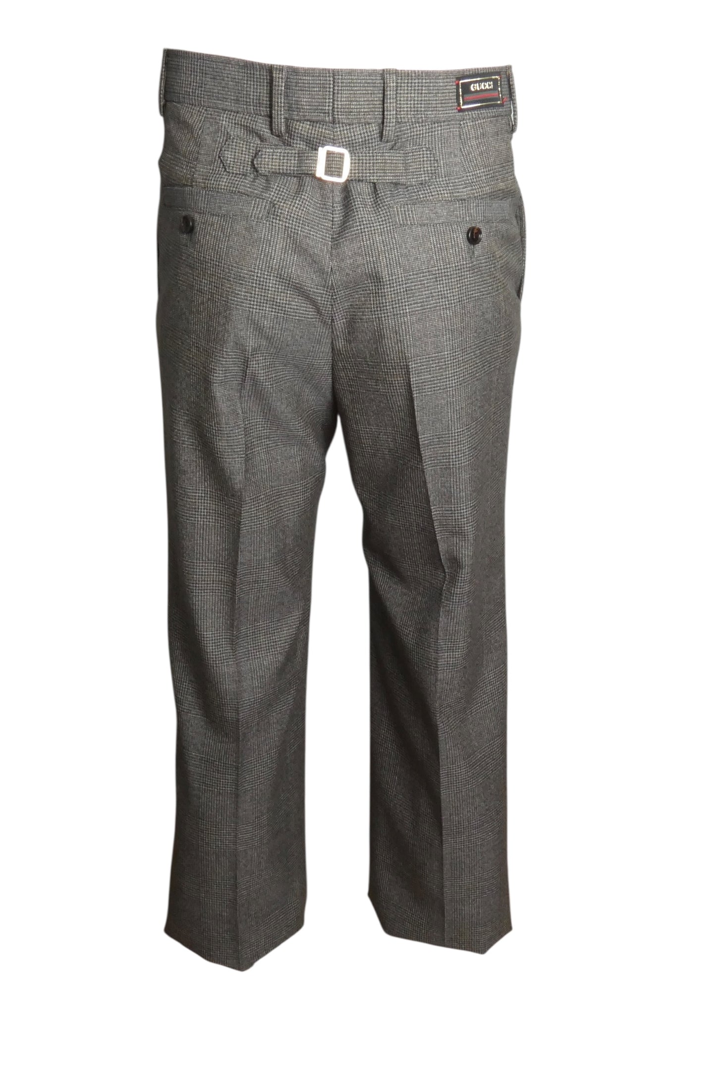 GUCCI- NWT 2022 Grey Wool Slacks, Waist 32