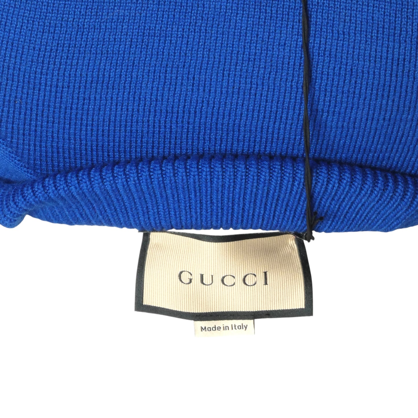 GUCCI- NWT 2024 Blue & White Stripe Sweater, Size Small