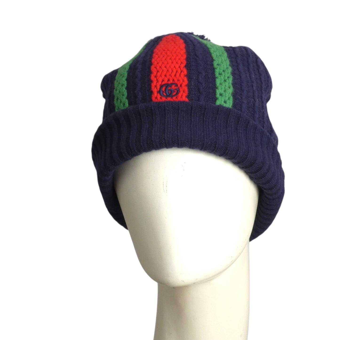 GUCCI- NWT 2023 Wool Stripe Stocking Cap, Size-Medium