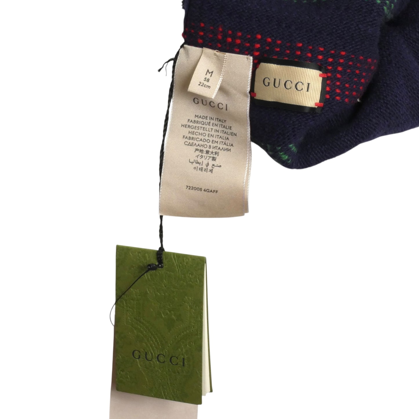 GUCCI- NWT 2023 Wool Stripe Stocking Cap, Size-Medium