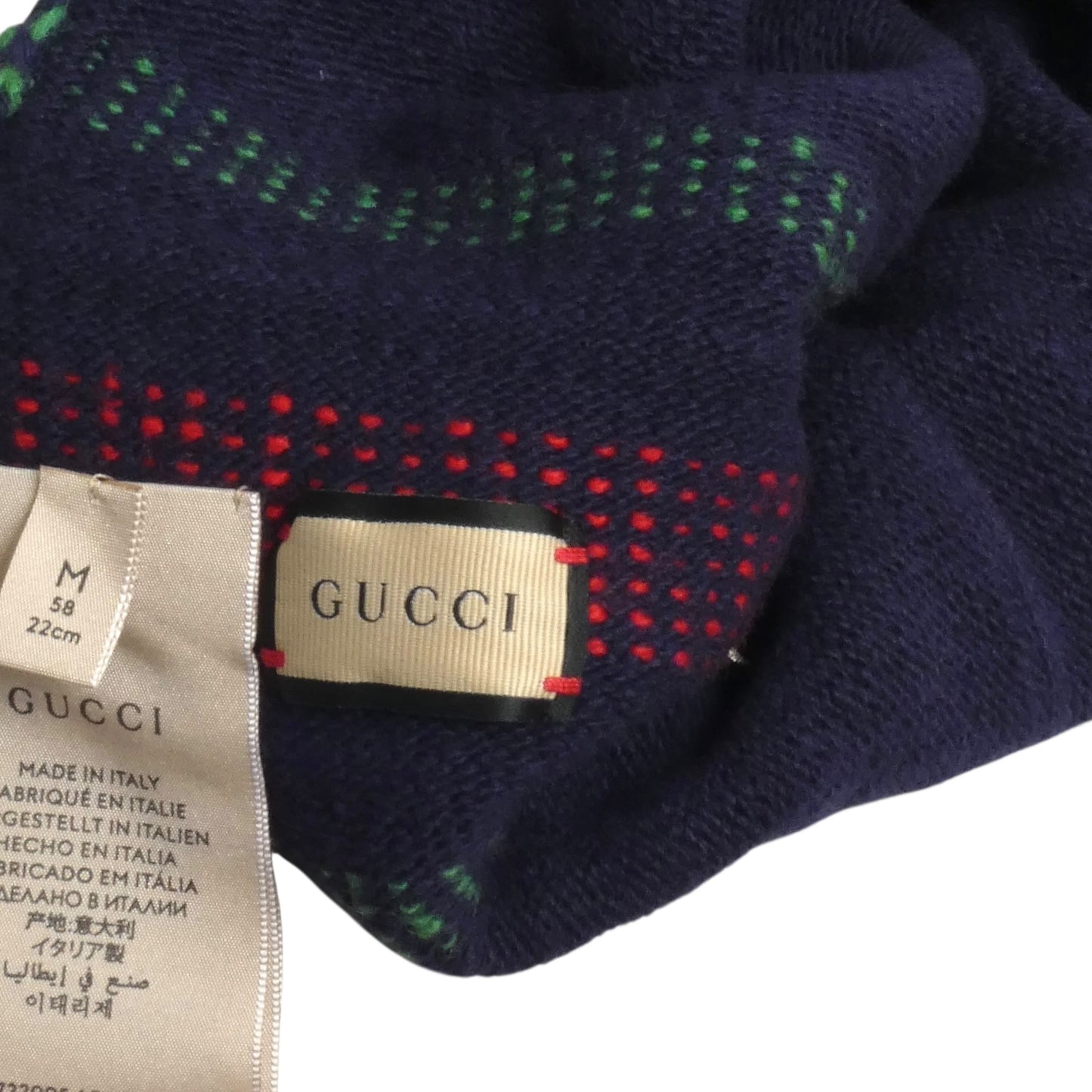 GUCCI- NWT 2023 Wool Stripe Stocking Cap, Size-Medium