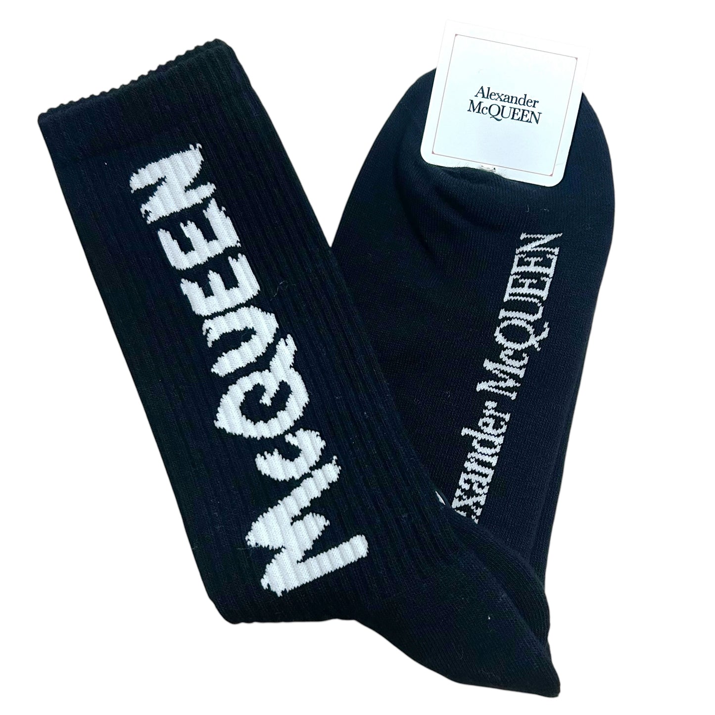 NWT Cotton Logo Socks, Size-Large