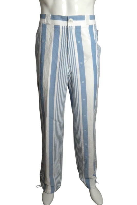 GIVENCHY- NWT 2024 4-G Striped Trousers, Waist 34