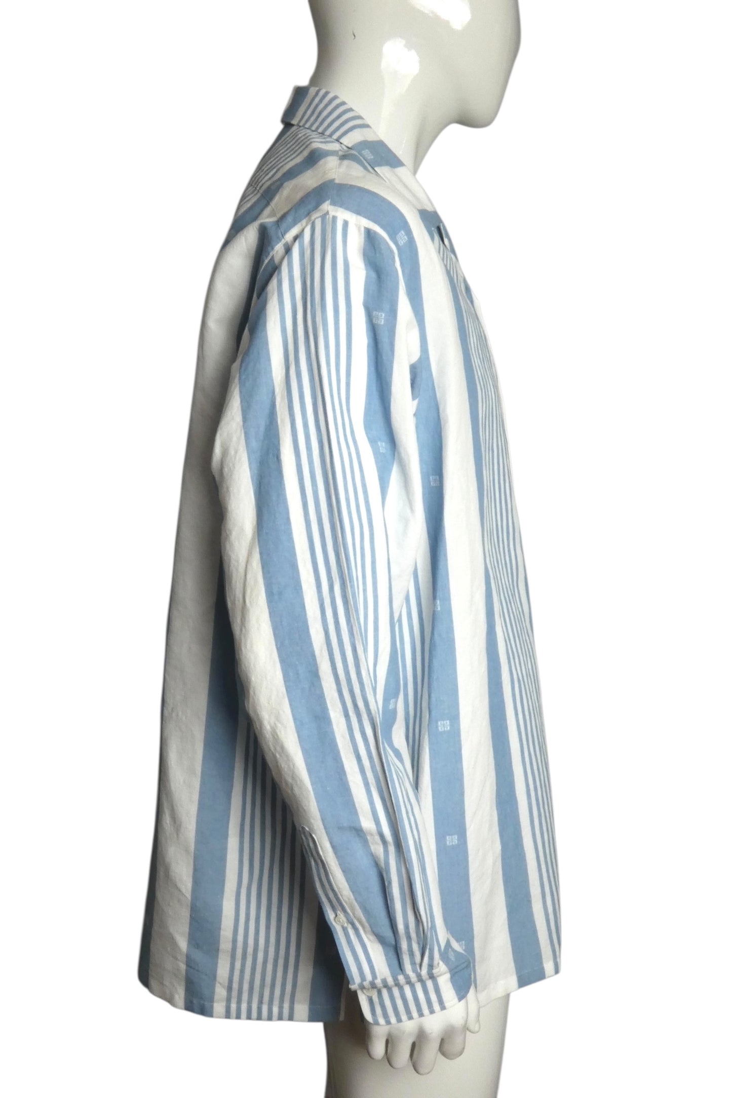 GIVENCHY- NWT 2024 Striped Linen L/S Shirt, Size Small