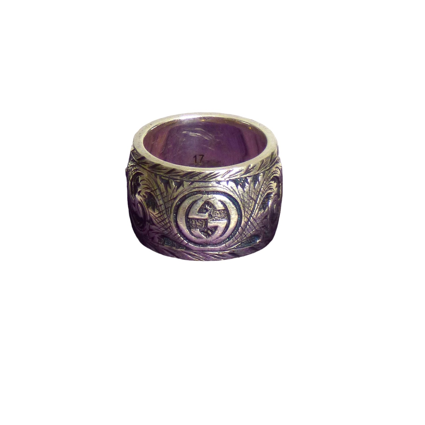 GUCCI-NIB Gucci Garden Sterling Ring, Size 17