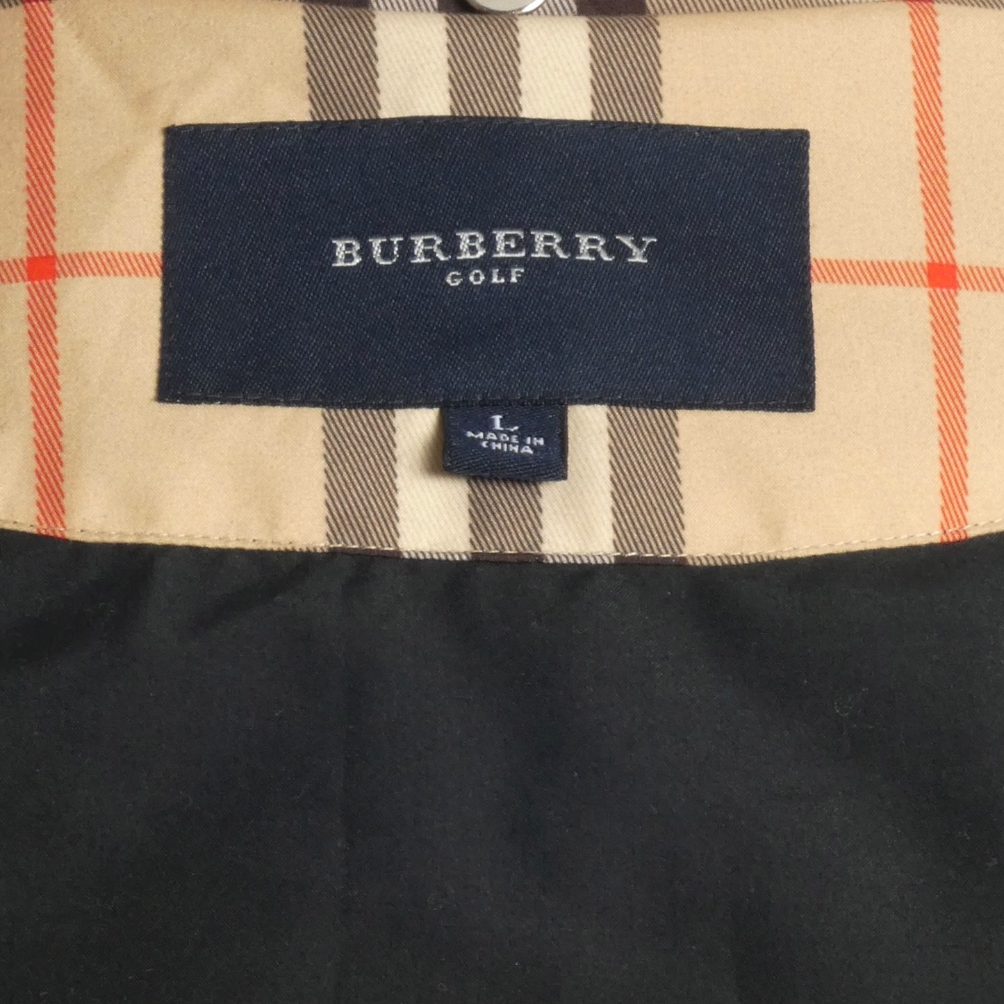 BURBERRY- Black Puffer Vest, Size Large