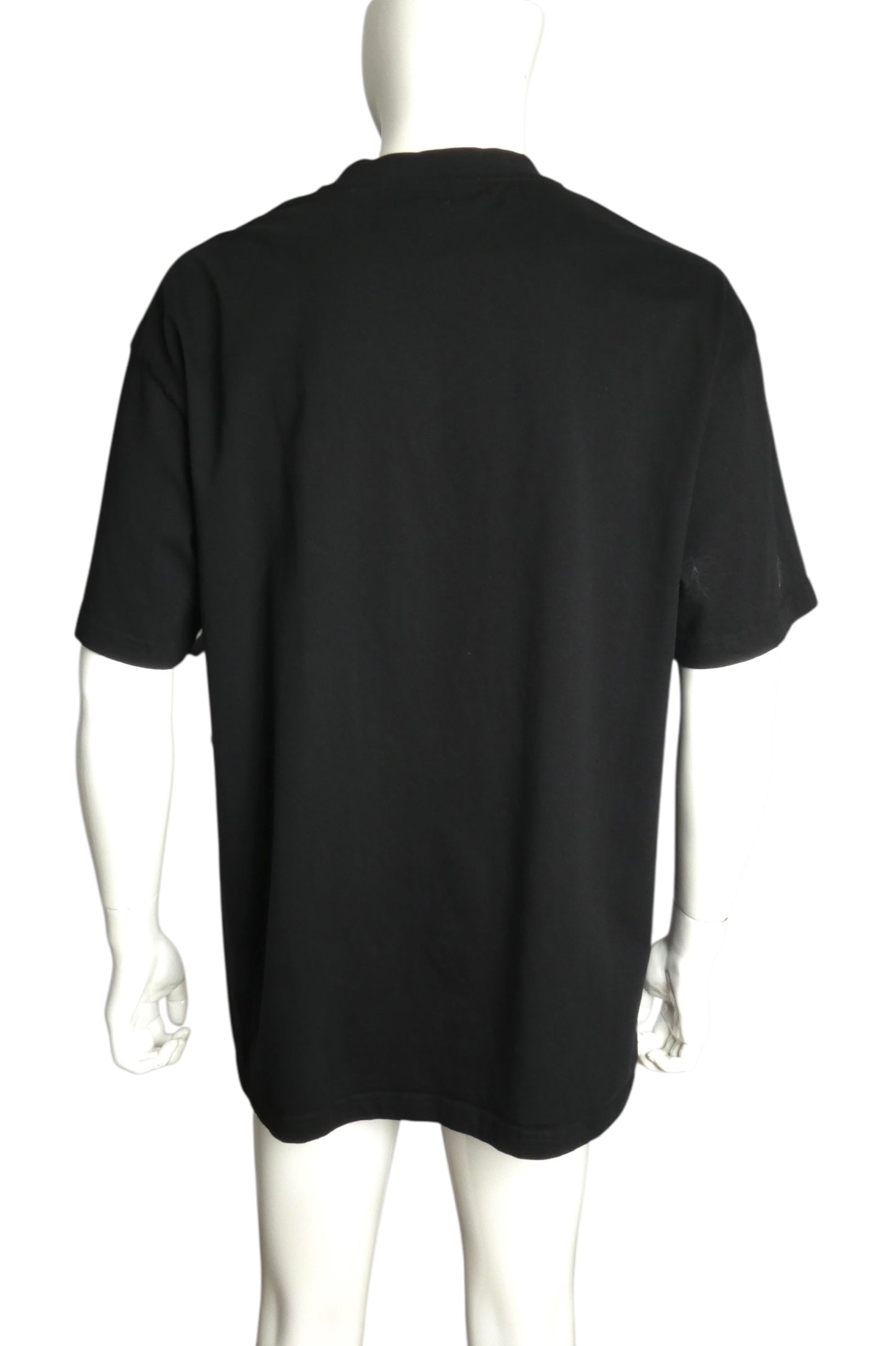 FENG CHEN WANG- 2022 Black Cotton 3D Cotton T-Shirt, Size Large