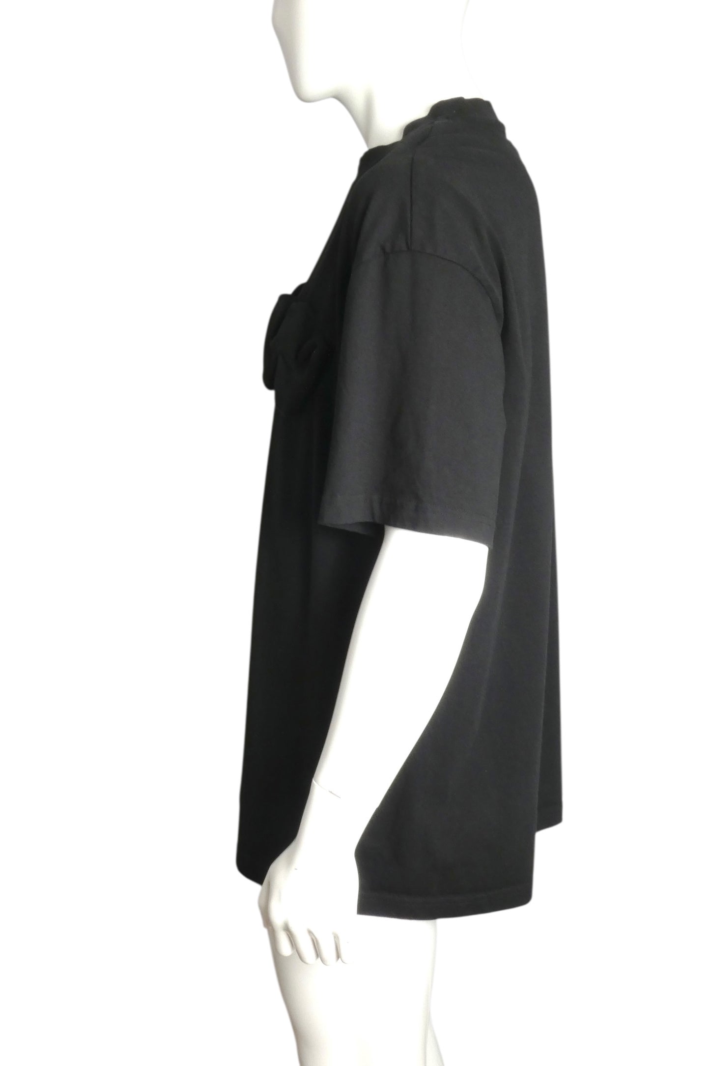 FENG CHEN WANG- 2022 Black Cotton 3D Cotton T-Shirt, Size Large