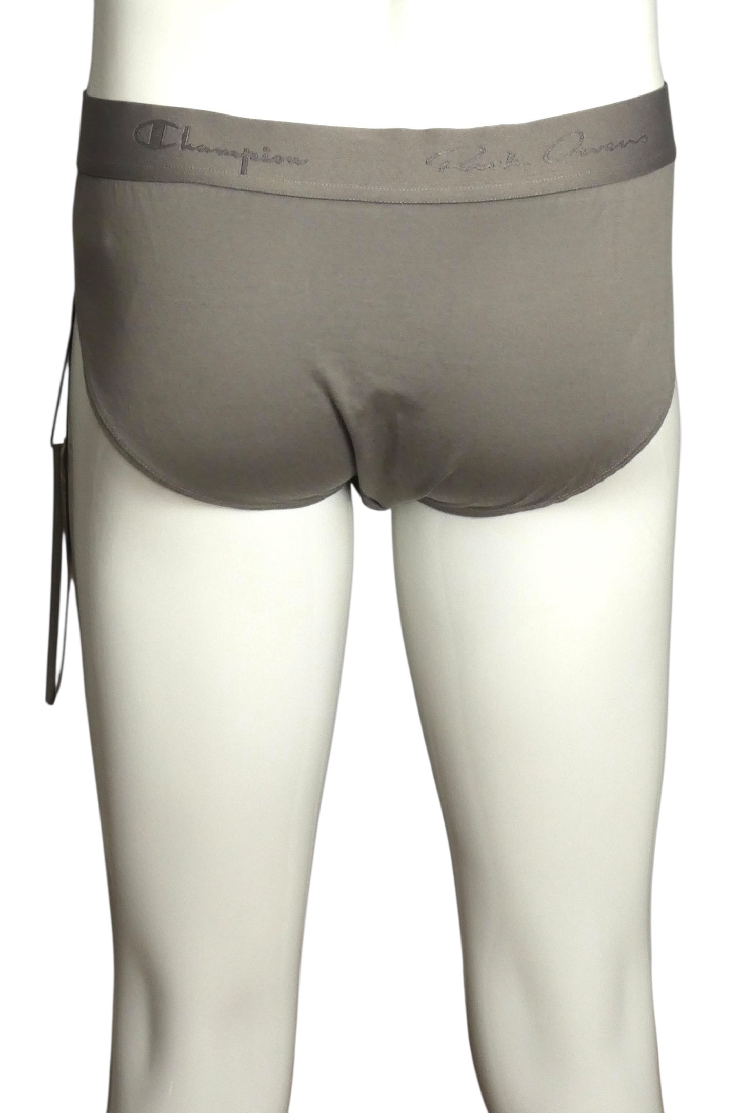 CHAMPION X RICK OWENS- NWT 2pr Gray Cotton Briefs, Size XL