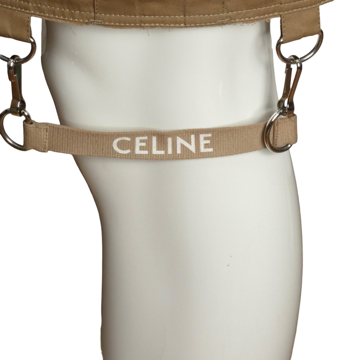 CELINE- Khaki Cotton Cargo Shorts, Waist-32