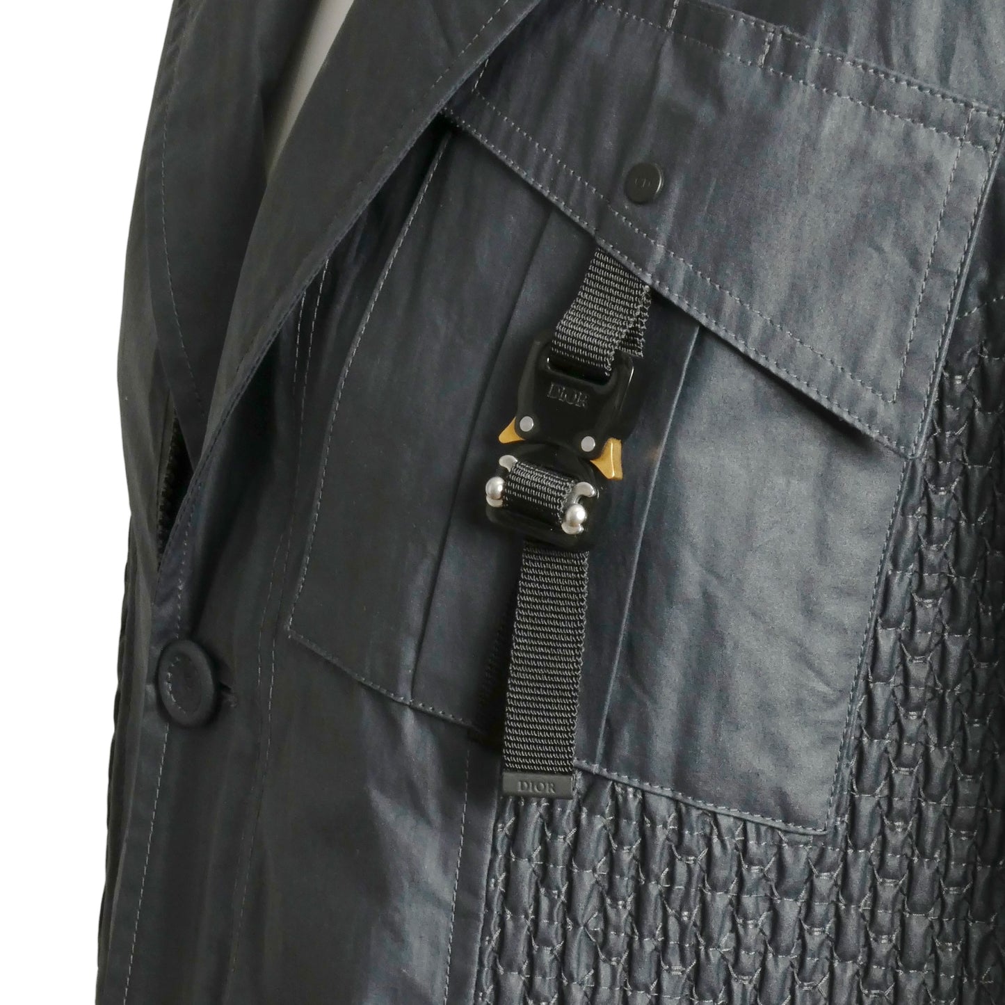 DIOR- Navy Cotton Workwear Jacket, Size Medium