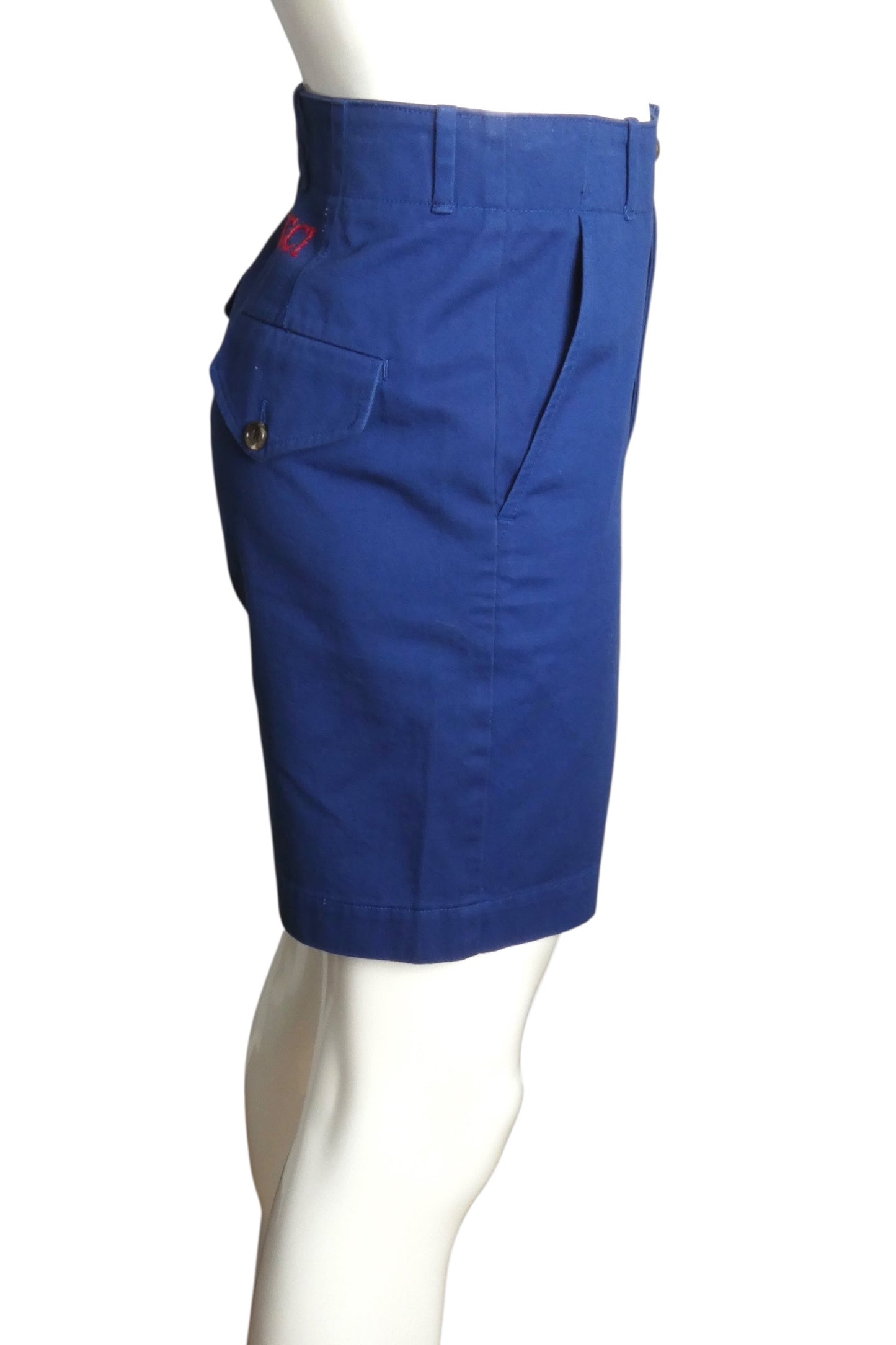 GUCCI- NWT 2018 Blue Cotton Shorts, Waist-32