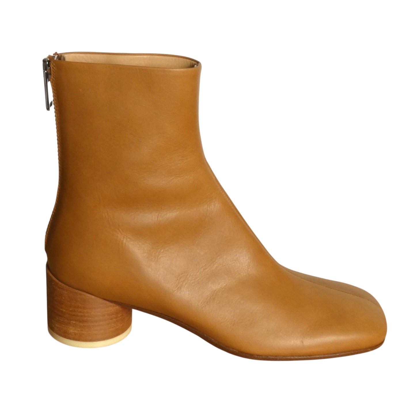 MM6 MAISON MARGILLA-NWT Anatomic Leather Ankle Boots, Size-41