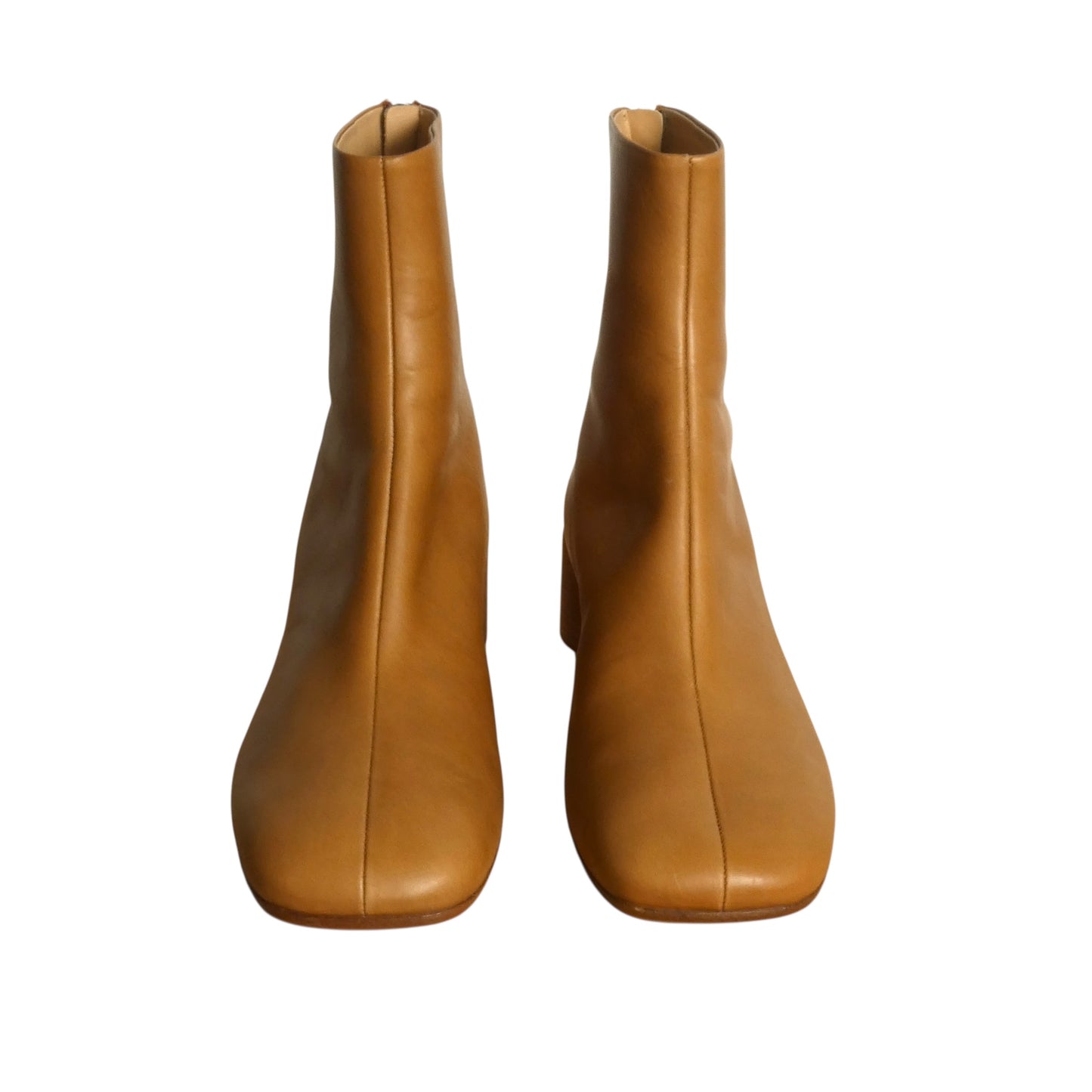 MM6 MAISON MARGILLA-NWT Anatomic Leather Ankle Boots, Size-41