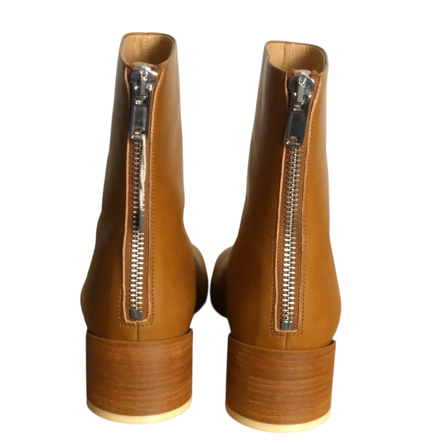 MM6 MAISON MARGILLA-NWT Anatomic Leather Ankle Boots, Size-41