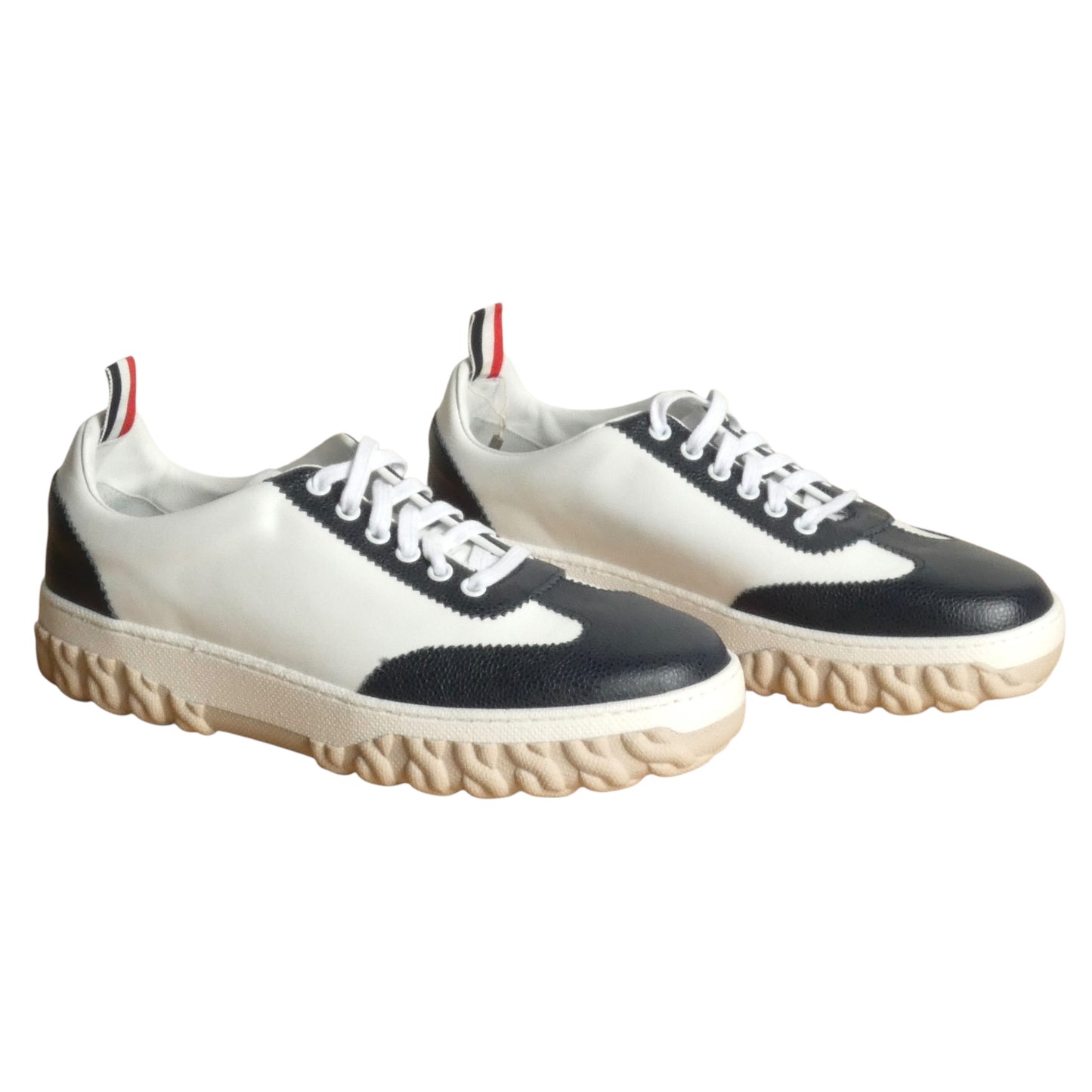 THOM BROWNE-NWT Cable Knit Court Shoes, Size 10