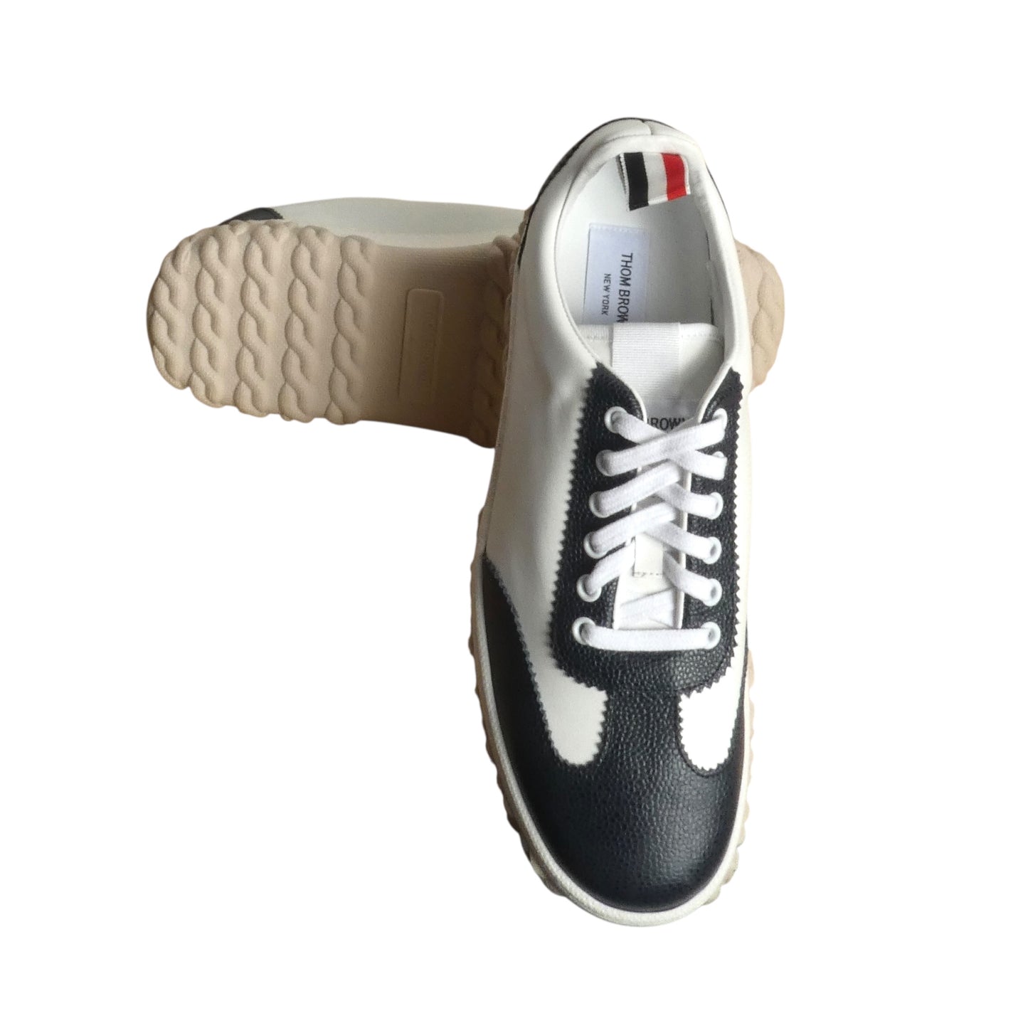 THOM BROWNE-NWT Cable Knit Court Shoes, Size 10