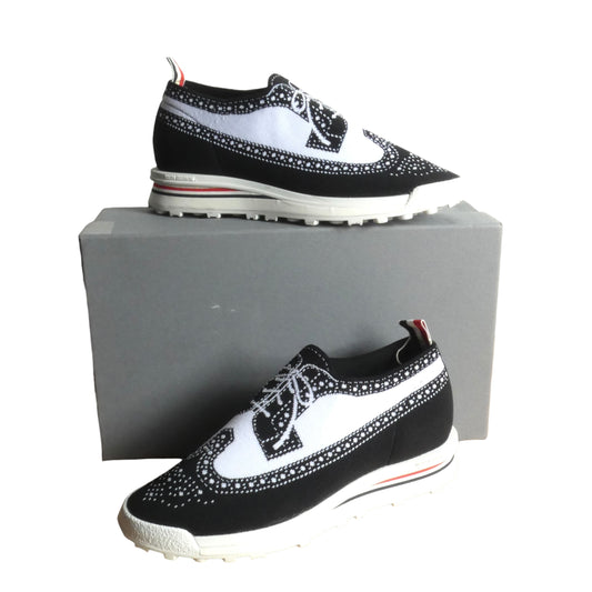 THOM BROWNE-NWT Longwing Brogue Sneakers, Size-8