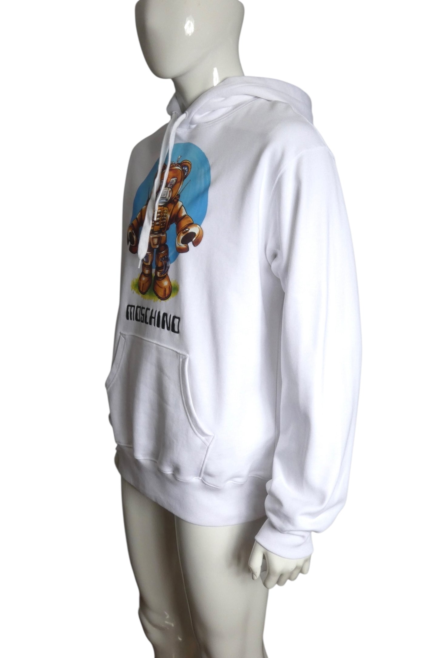 MOSCHINO COUTURE- NWT 2022 Graphic Print Hoodie Sweatshirt, Size Medium