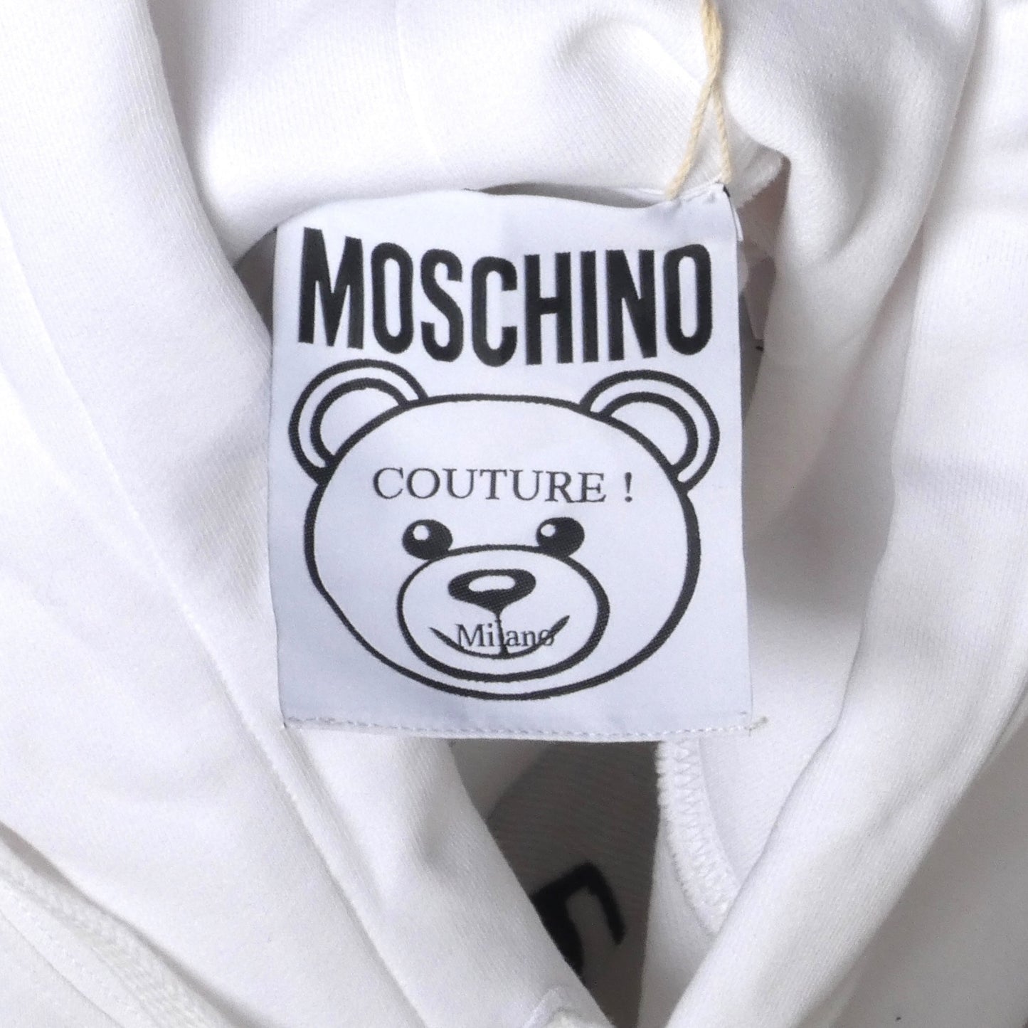 MOSCHINO COUTURE- NWT 2022 Graphic Print Hoodie Sweatshirt, Size Medium