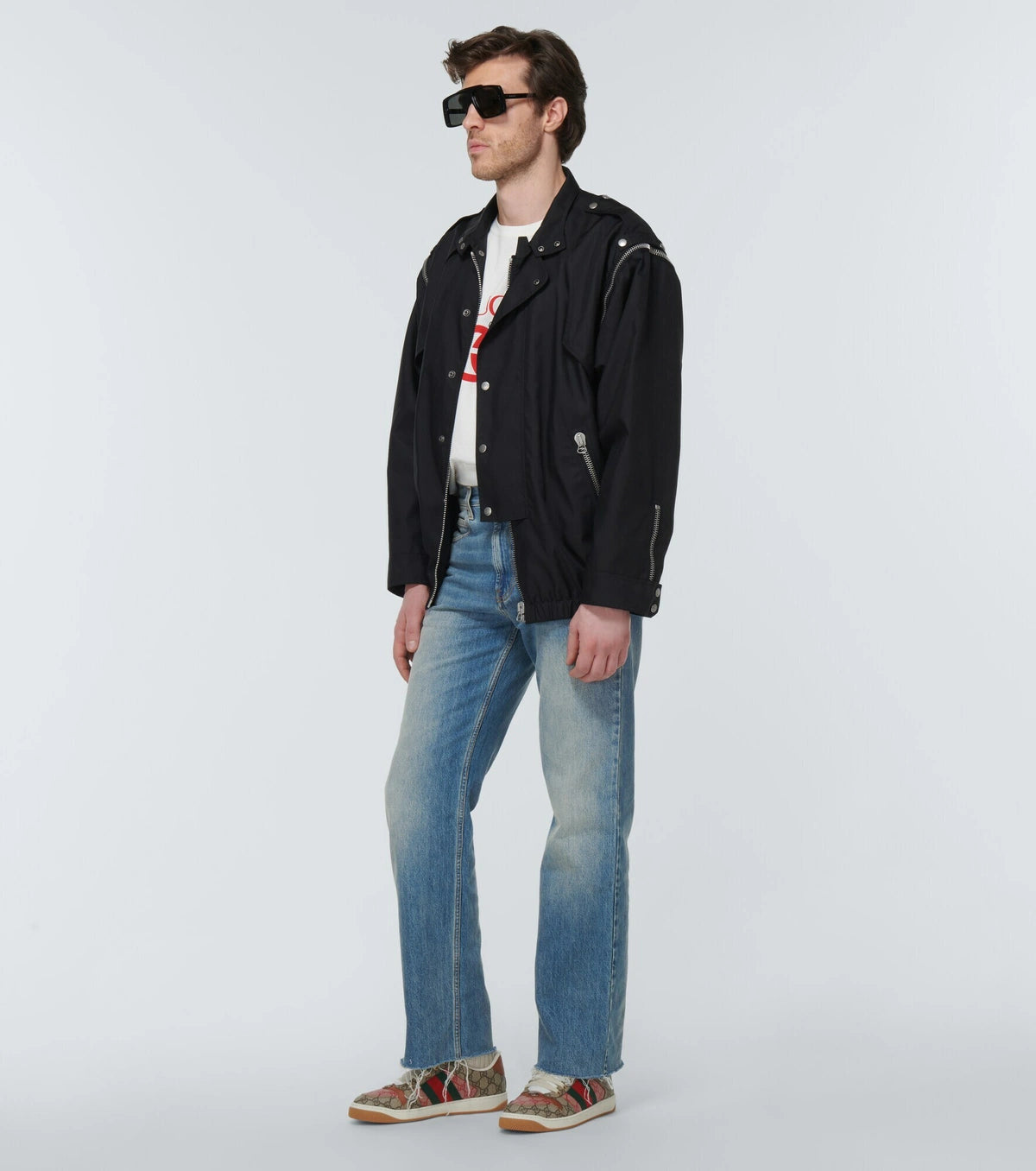 GUCCI- NWT 2023 Distressed Denim Jeans, Waist-30"