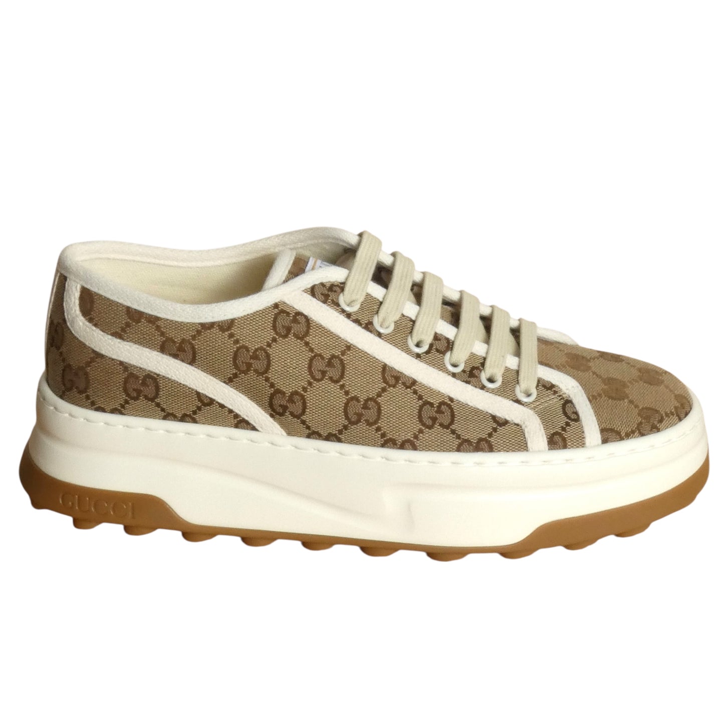 GUCCI- NWT 1977 Canvas Platform Sneakers, Multiple Sizes Available