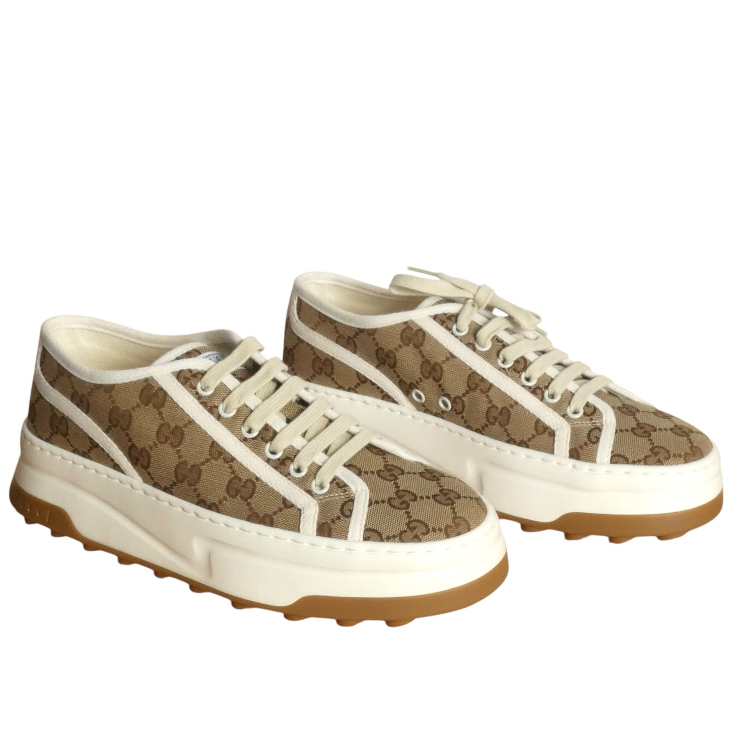 GUCCI- NWT 1977 Canvas Platform Sneakers, Multiple Sizes Available