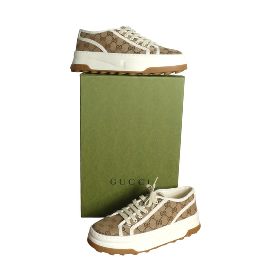 GUCCI- NWT 1977 Canvas Platform Sneakers, Multiple Sizes Available