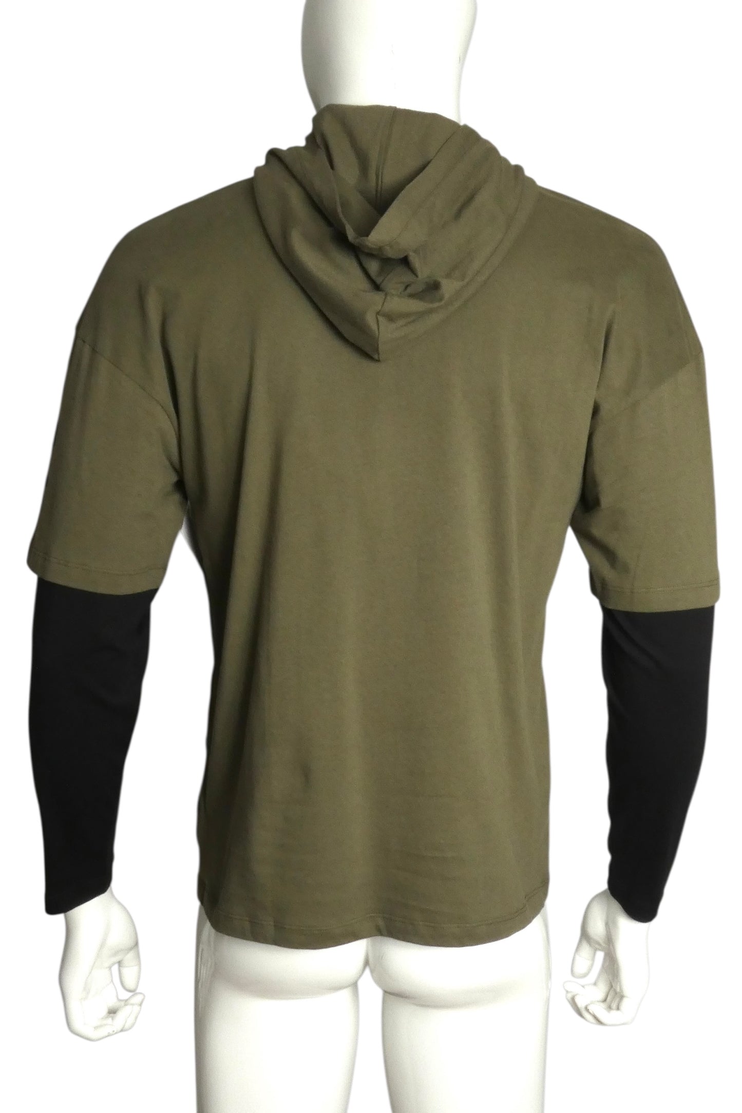 BALMAIN- NWT Layered Cotton L/S T-Shirt, Size Large