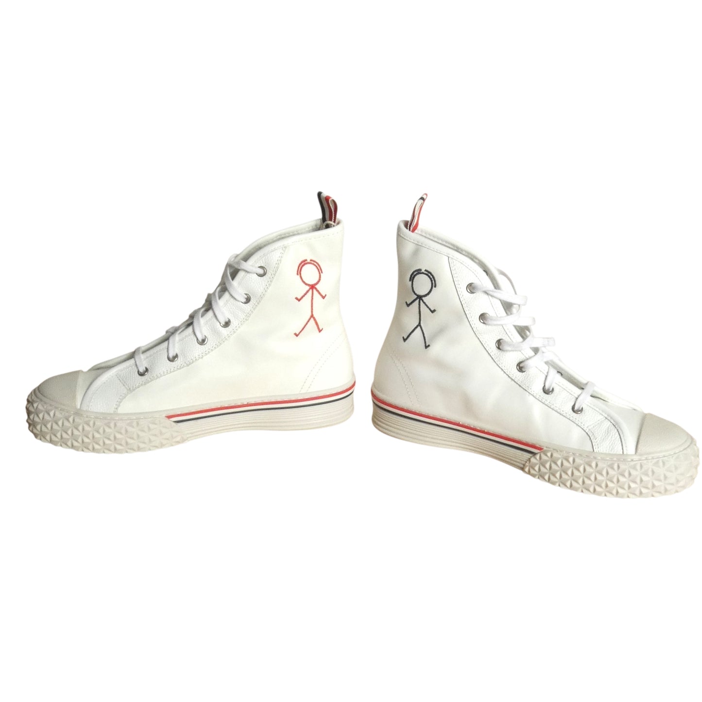 THOM BROWNE-NWT Collegiate high-top sneakers, Size-8.5
