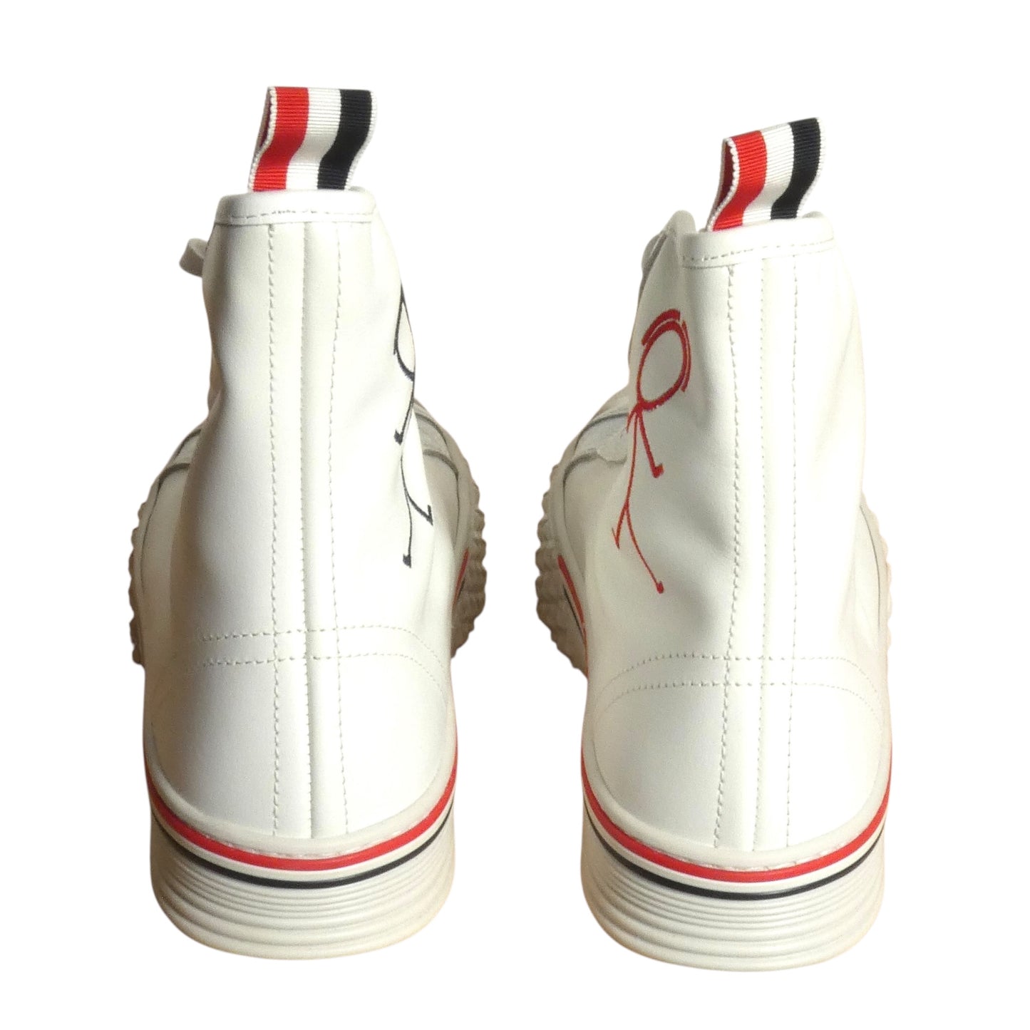 THOM BROWNE-NWT Collegiate high-top sneakers, Size-8.5