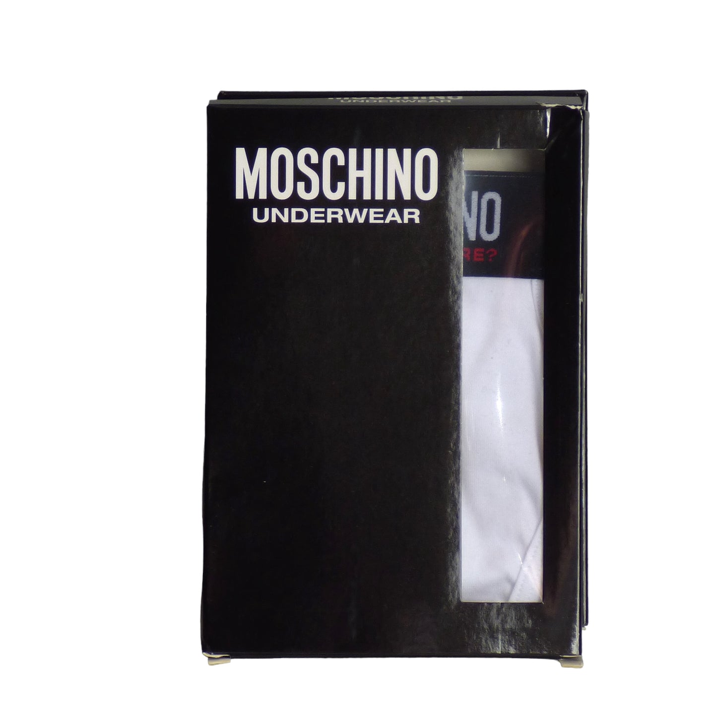 MOSCHINO UNDERWEAR- NIB White Micro Brief, W-34