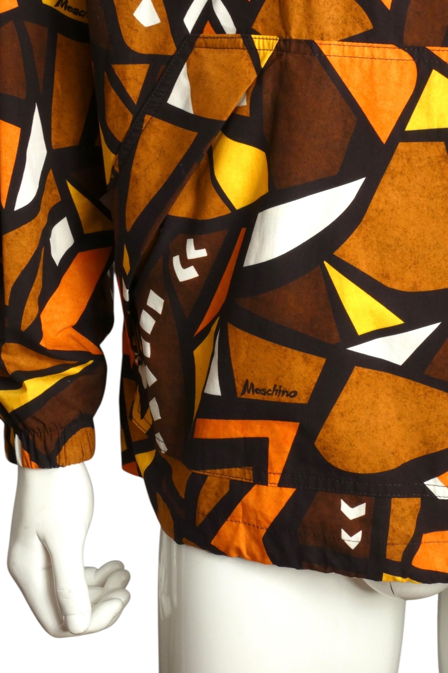 MOSCHINO COUTURE- NWT 2023 Printed Cotton Jacket, Size Medium