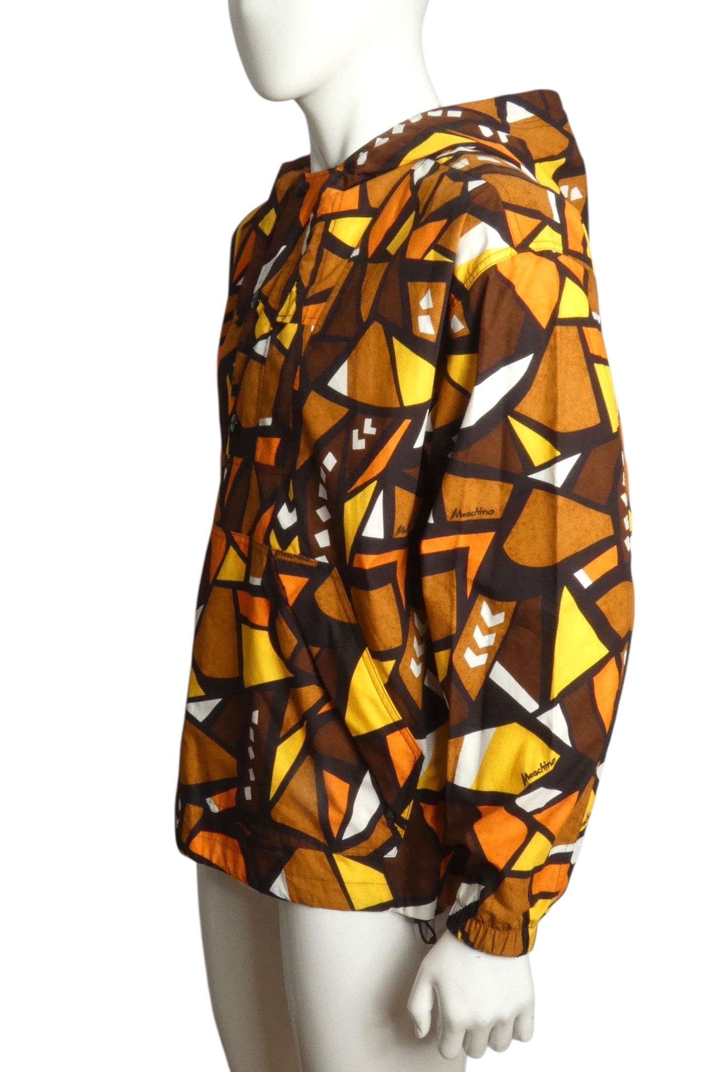 MOSCHINO COUTURE- NWT 2023 Printed Cotton Jacket, Size Medium
