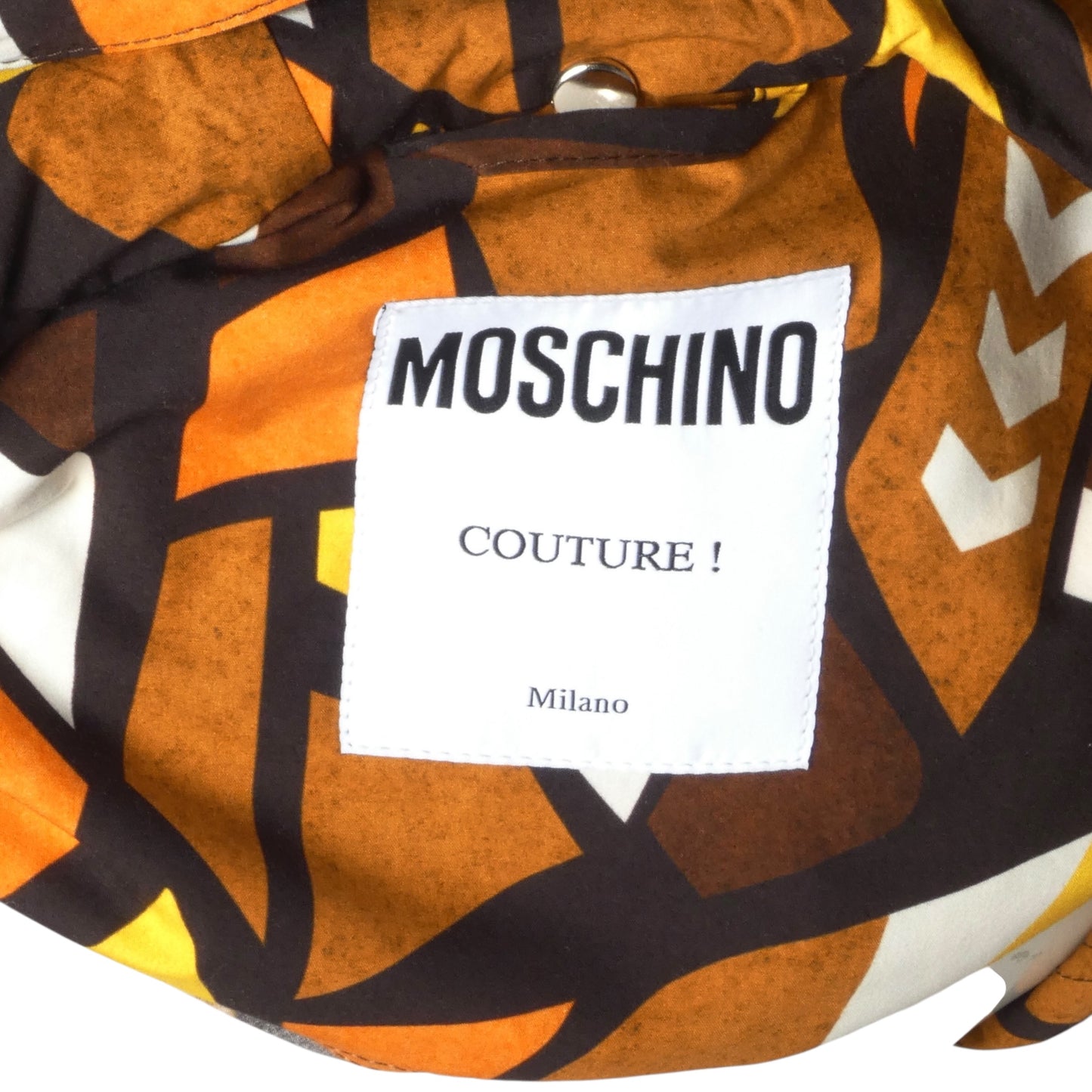MOSCHINO COUTURE- NWT 2023 Printed Cotton Jacket, Size Medium