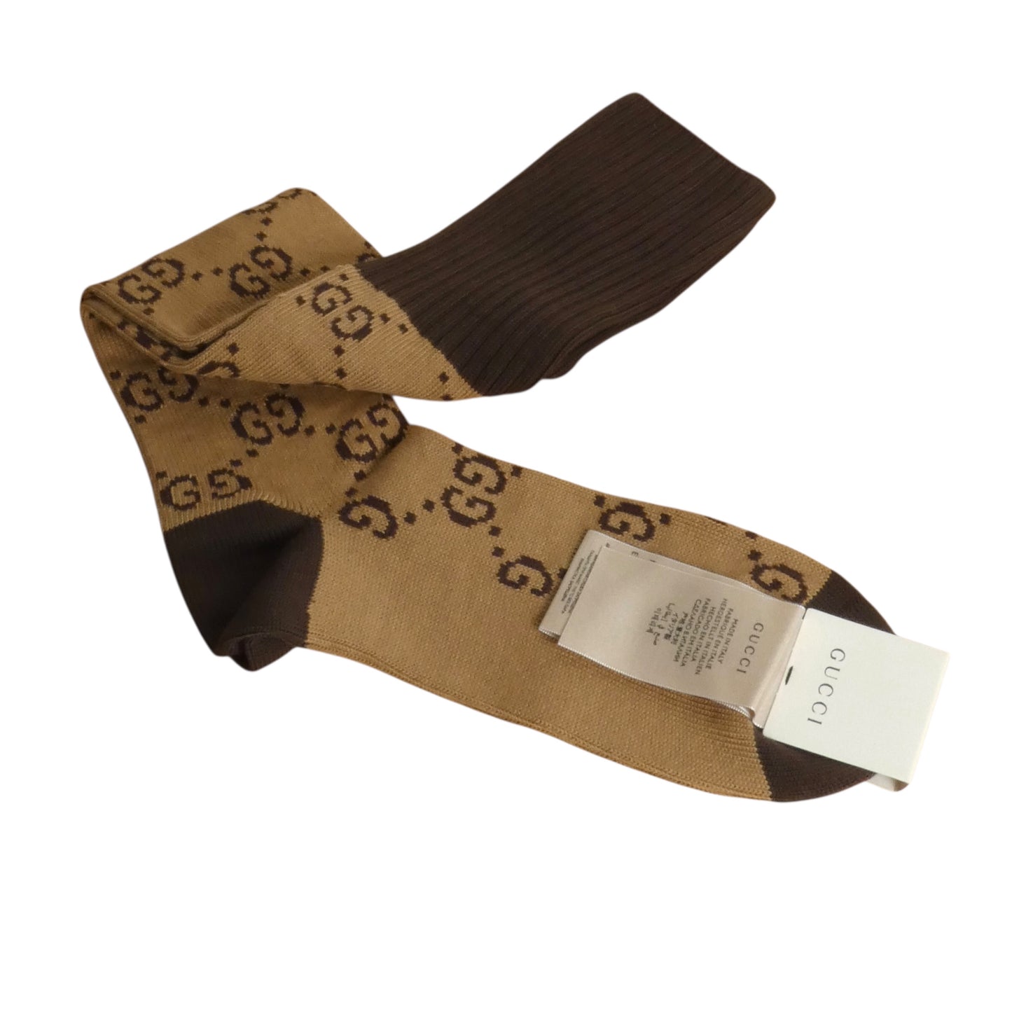 GUCCI - NWT GG Socks, Size-Large