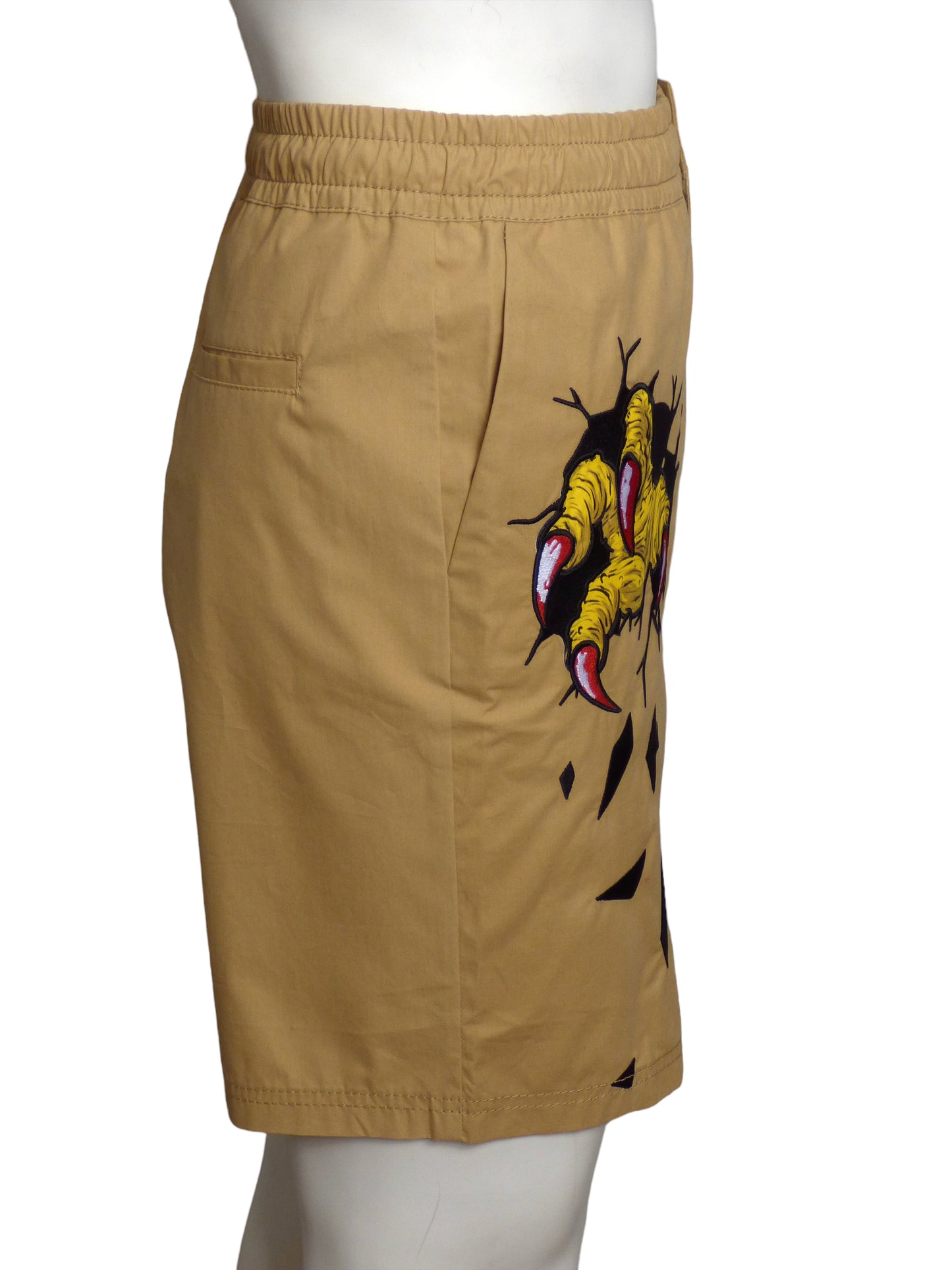 MOSCHINO COUTURE- NWT 2020 Embroidered Cotton Shorts, W-32