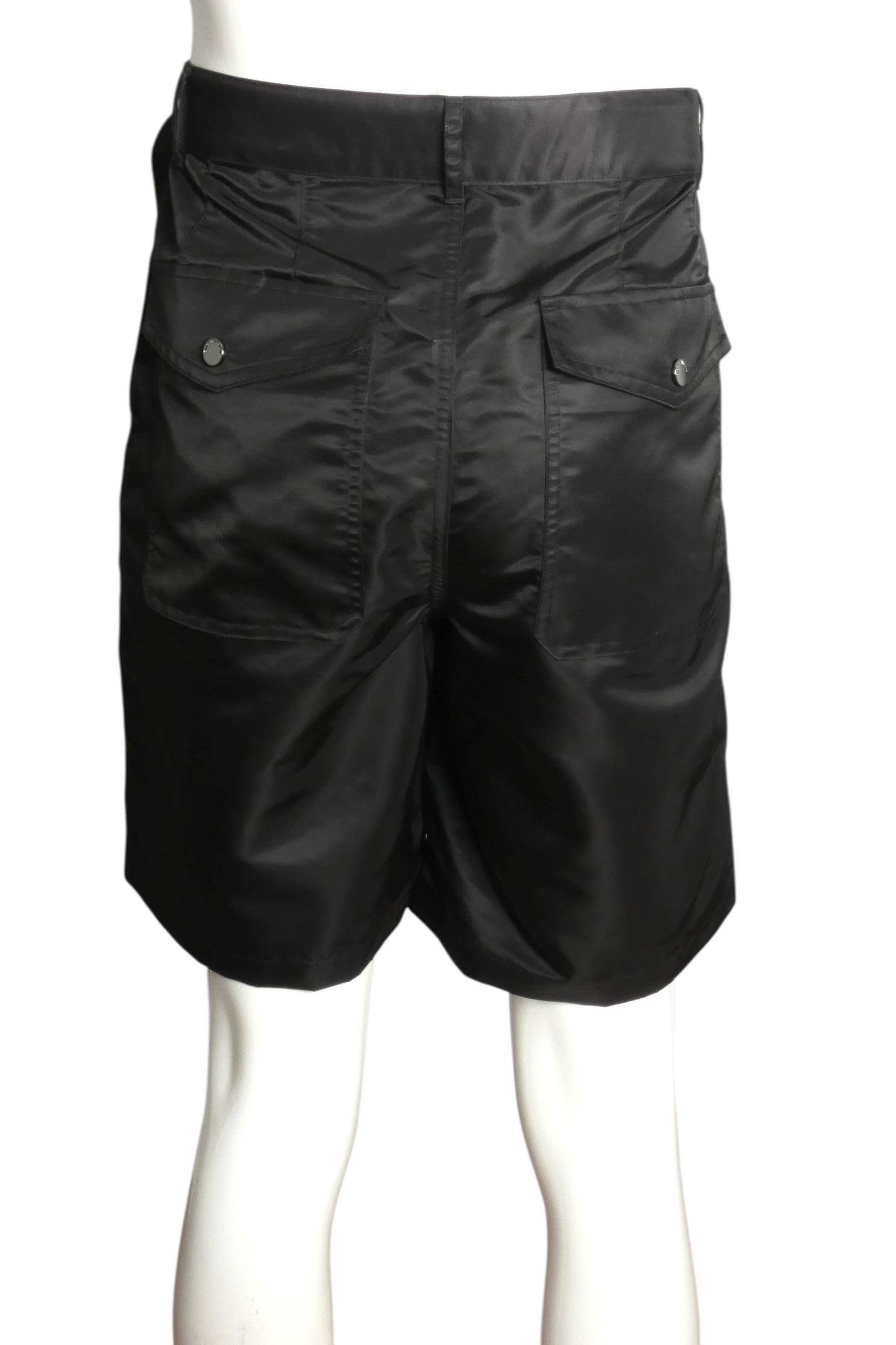 EMPORIO ARMANI- NWT Black Sateen Bermuda Shorts, Multiple Sizes Available