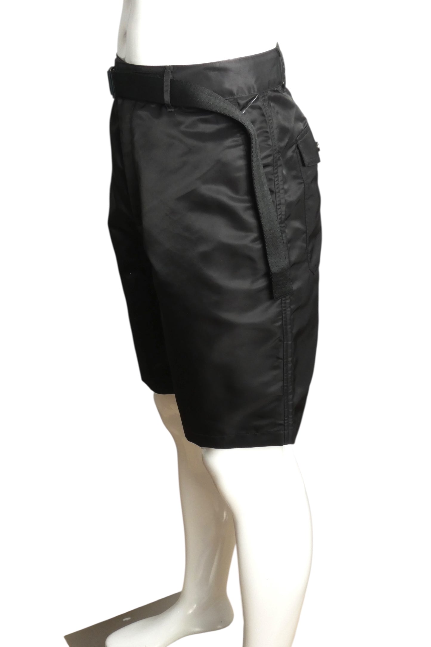 EMPORIO ARMANI- NWT Black Sateen Bermuda Shorts, Multiple Sizes Available