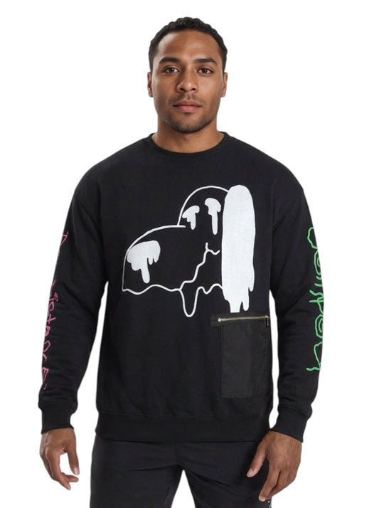 2024 NWT Melting Snoopy Sweatshirt, Size Medium