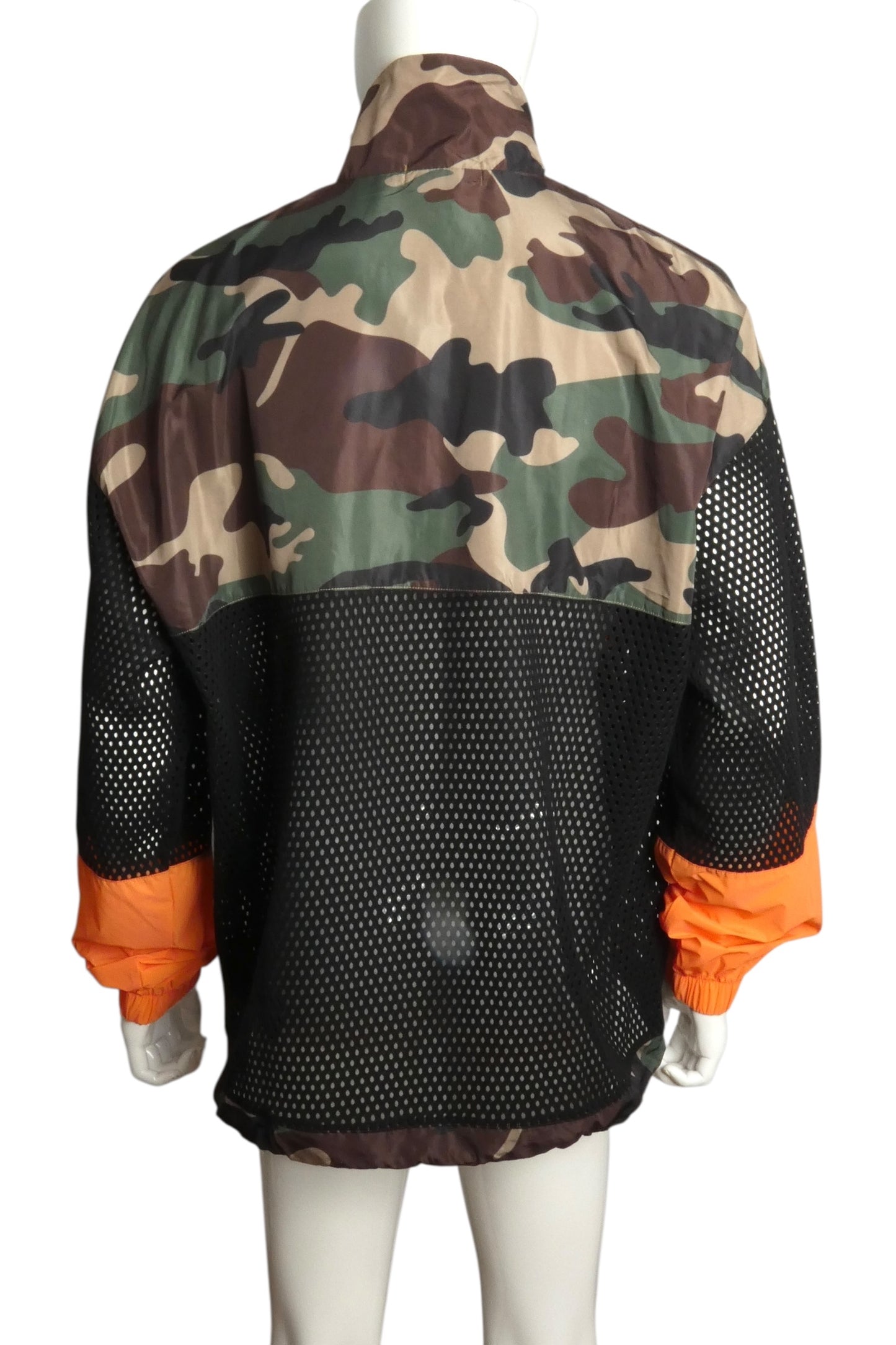 2020 NWT Camo Print Zip Front Anorak, Size XL