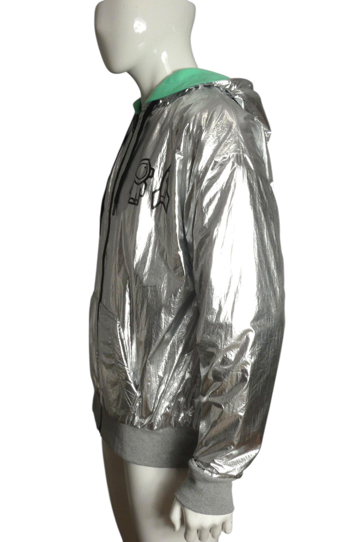 SPOILED CHILD x JEREMY SCOTT- 2025 Reversible Chrome Hoodie, Multi Sizes Available