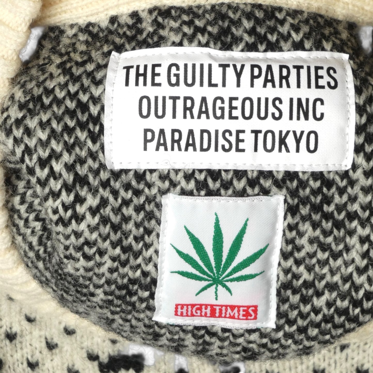 WACKO MARIA- NWT 2024 Graphic Print Wool Sweater, Size Small