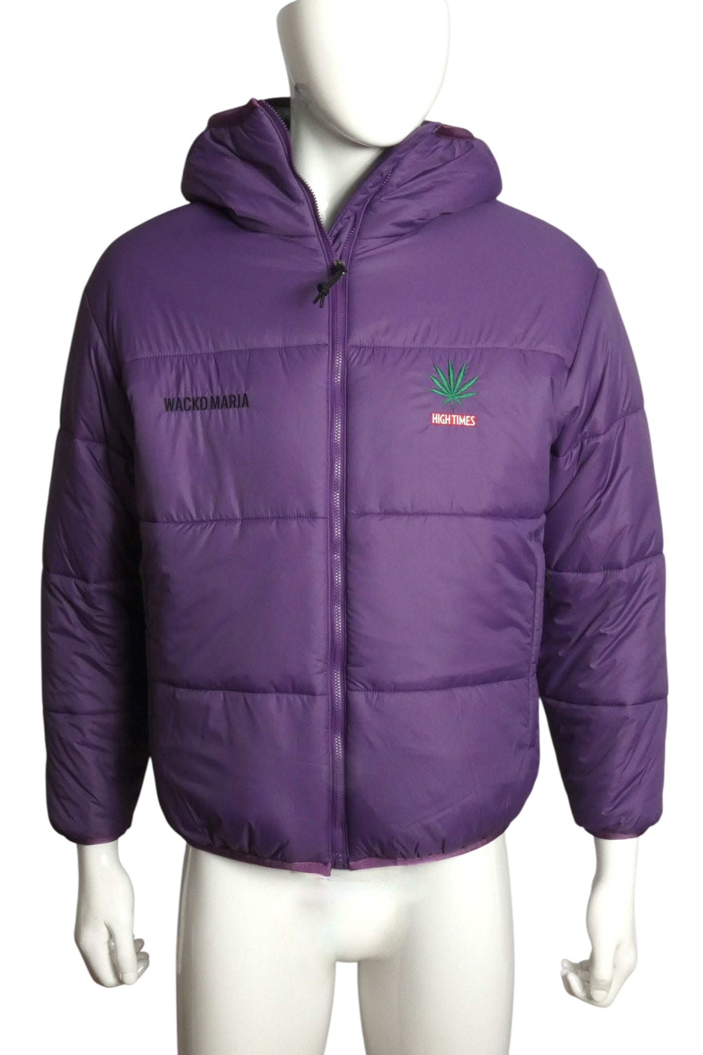 WACKO MARIA- NWT 2024 Purple Puffer Coat, Size Small