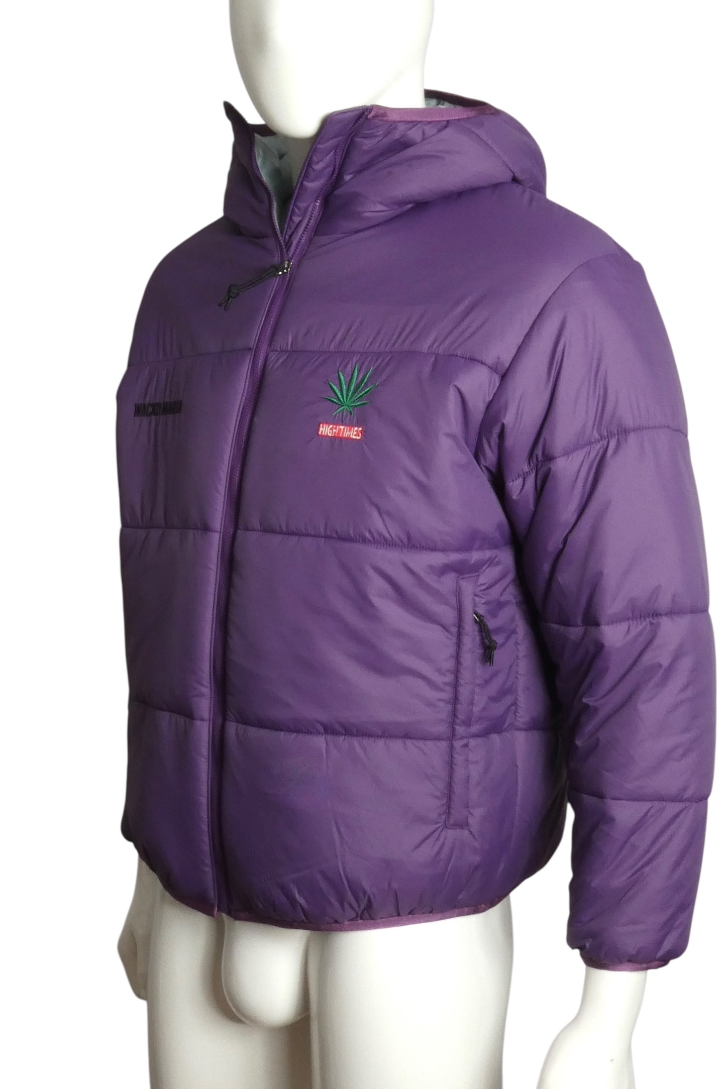 WACKO MARIA- NWT 2024 Purple Puffer Coat, Size Small