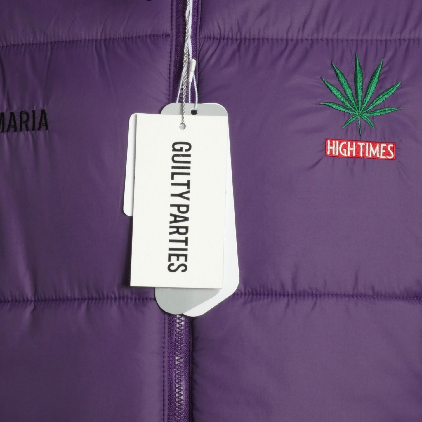 WACKO MARIA- NWT 2024 Purple Puffer Coat, Size Small