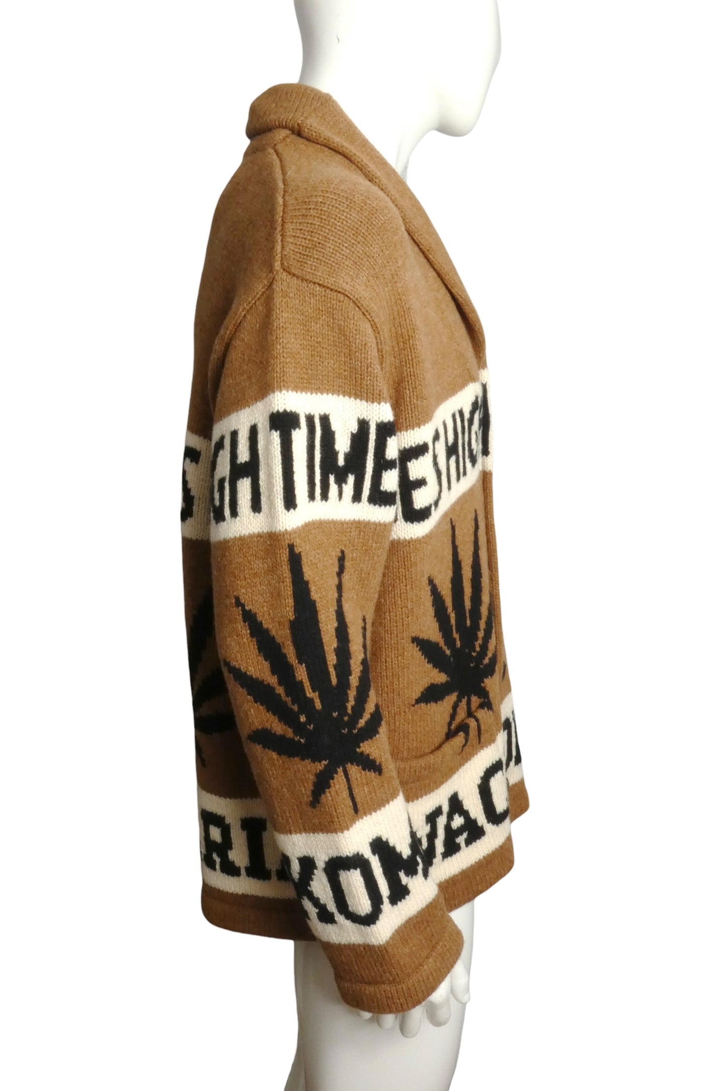 WACKO MARIA- NWT 2024 Wool High Times Cardigan Sweater, Size Large