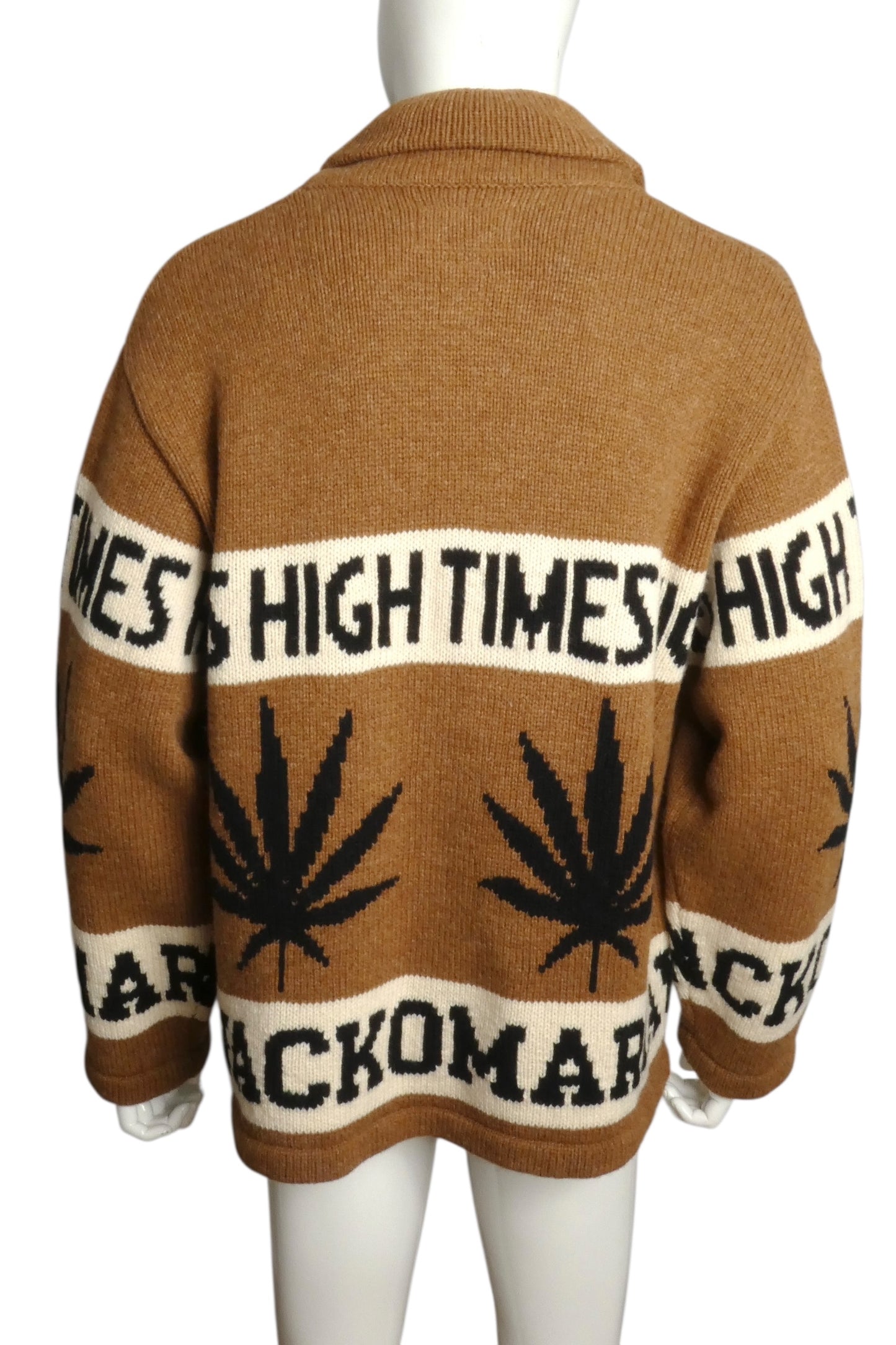 WACKO MARIA- NWT 2024 Wool High Times Cardigan Sweater, Size Large