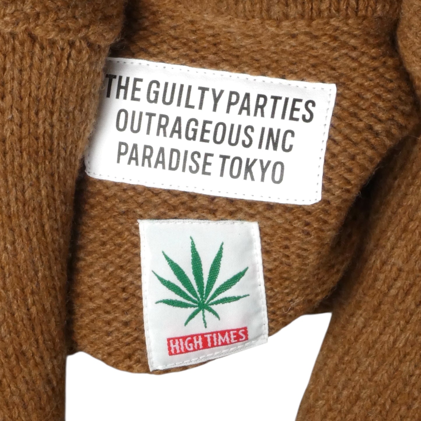 WACKO MARIA- NWT 2024 Wool High Times Cardigan Sweater, Size Large