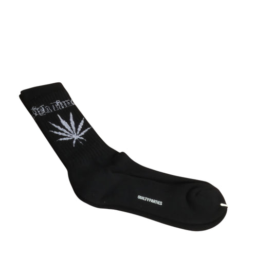 WACKO MARIA X HIGH TIMES - NWT Black Skater Crew Sock